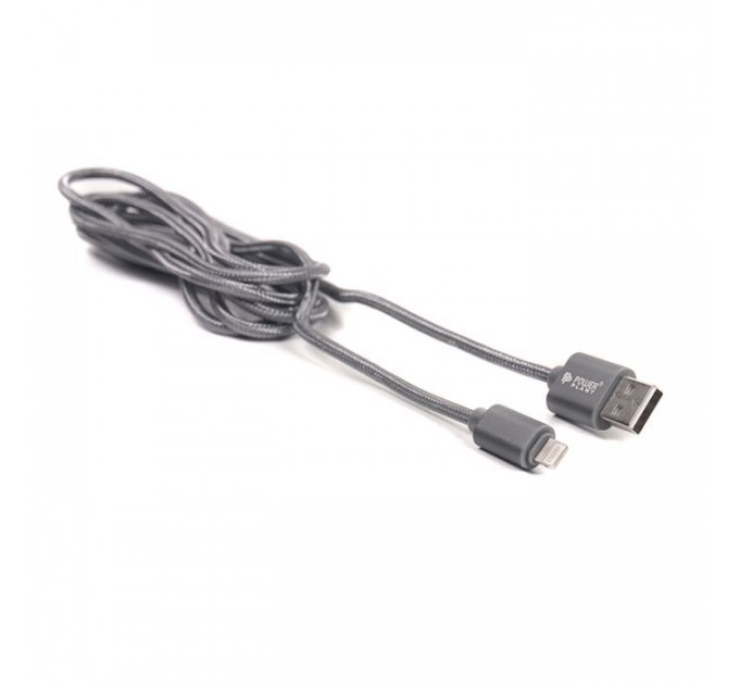Дата кабель USB 2.0 AM to Lightning 2.0m PowerPlant (CA910526)