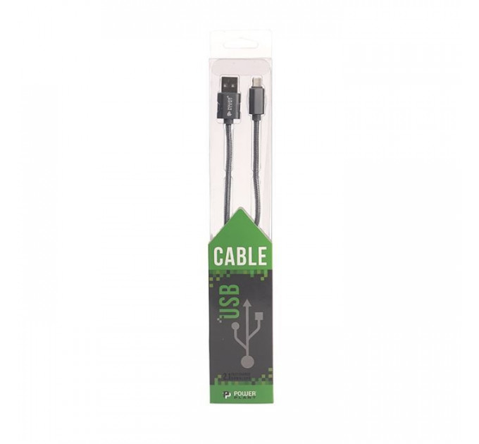 Дата кабель USB 2.0 AM to Lightning 2.0m PowerPlant (CA910526)