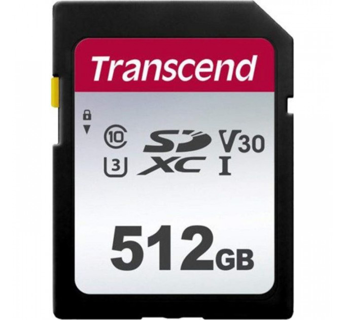 Карта пам/'яті Transcend 512GB SDXC class 10 UHS-I (TS512GSDC300S)