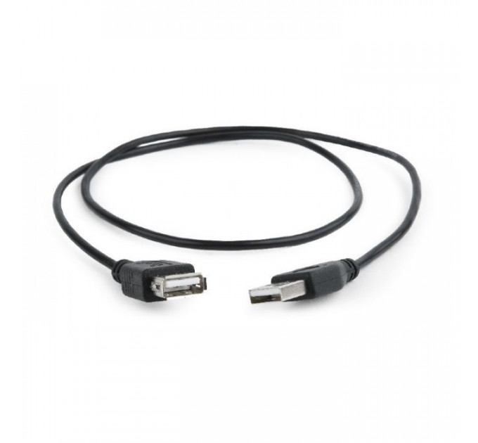 Дата кабель USB 2.0 AM\/AF 0.75m Cablexpert (CC-USB2-AMAF-75CM\/300-BK)