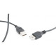 Дата кабель USB 2.0 AM\/AF 0.75m Cablexpert (CC-USB2-AMAF-75CM\/300-BK)