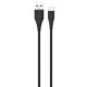 Дата кабеля USB 2.0 AM to USB-C 1.0m black ColorWay (CW-CBUC026-BK)