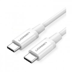 Дата кабель USB-C to USB-C 1.0m US264 ABS Shell White Ugreen (60518)