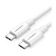 Дата кабель USB-C to USB-C 1.0m US264 ABS Shell White Ugreen (60518)
