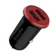 Зарядний пристрій ColorWay 2USB AUTO ID 3.4A (17W) red\/black (CW-CHA026-BK)