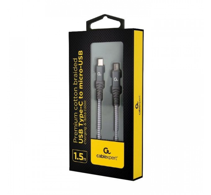 Дата кабель USB-C to Micro 5P 1.5m Cablexpert (CC-USB2B-CMMBM-1.5M)