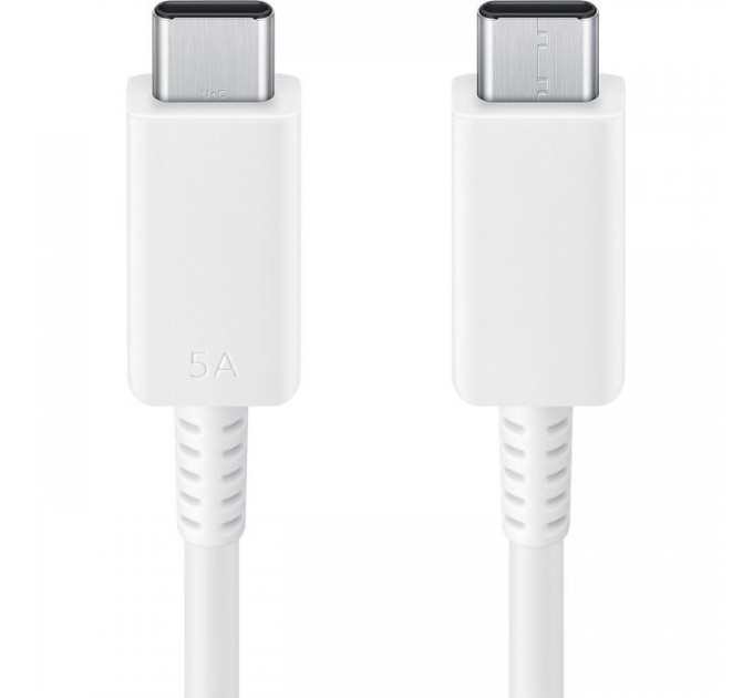 Дата кабель USB-C to USB-C 1.8m White 5A Samsung (EP-DX510JWRGRU)