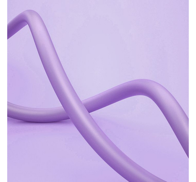 Дата кабель USB 2.0 AM to Lightning 1.0m soft silicone violet ColorWay (CW-CBUL044-PU)