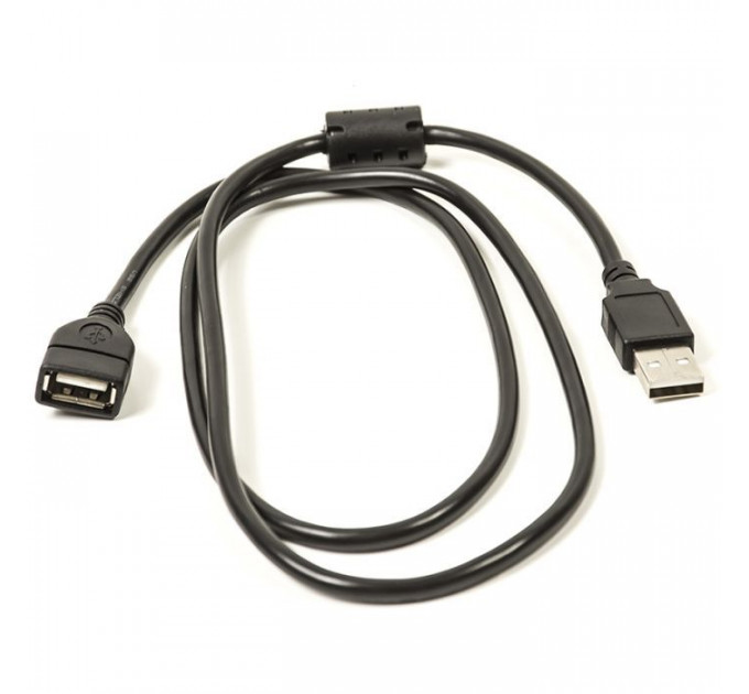Дата кабель USB 2.0 AM\/AF 1.0m ferrite PowerPlant (CA910694)