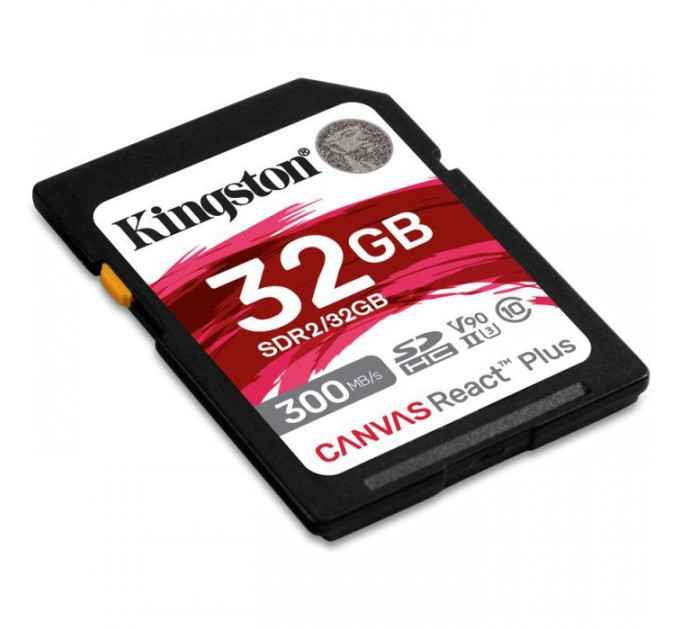 Карта памяти Kingston 32GB class 10 UHS-II U3 Canvas React Plus (SDR2\/32GB)