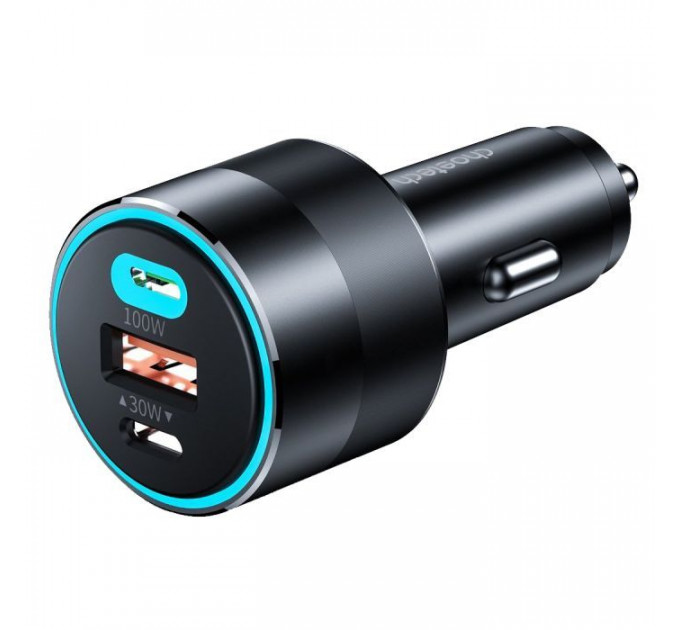 Зарядное устройство Choetech car 2хUSB-C+USB-A 130W QC3.0/PD\/PPS black (TC0011-BK) Зарядное устройство Choetech car 2хUSB-C+USB-A 130W QC3.0/PD\/PPS black (TC0011-BK)
