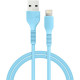 Дата кабель USB 2.0 AM to Lightning 1.2m Blue ACCLAB (1283126518188)