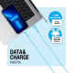 Дата кабель USB 2.0 AM to Lightning 1.2m Blue ACCLAB (1283126518188)