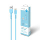 Дата кабель USB 2.0 AM to Lightning 1.2m Blue ACCLAB (1283126518188)