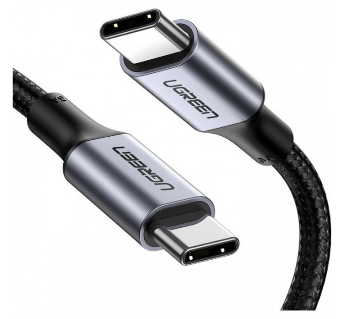 Дата кабель USB-C to USB-C 1.5m 100W US316 Space Gray Ugreen (70428)