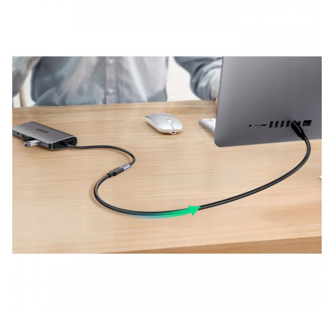 Дата кабель USB-C to USB-C 1.0m USB 3.1Gen2 100W US353 Black Ugreen (10387)