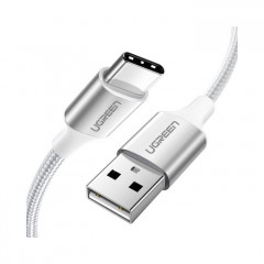 Дата кабель USB 2.0 AM to USB-C 3.0m 3.0A 18W US288 White Ugreen (60409)