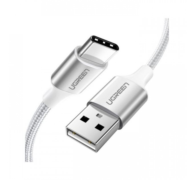 Дата кабель USB 2.0 AM to USB-C 3.0m 3.0A 18W US288 White Ugreen (60409) Дата кабель USB 2.0 AM to USB-C 3.0m 3.0A 18W US288 White Ugreen (60409)