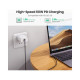 Дата кабель USB-C to USB-C 2.0m 3A 60W US323 90-degree Black Ugreen (70531)