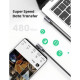 Дата кабеля USB-C to USB-C 2.0m 5A 100W US335 90-дюймовый Space Gray Ugreen (70698)
