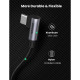 Дата кабеля USB-C to USB-C 2.0m 5A 100W US335 90-дюймовый Space Gray Ugreen (70698)