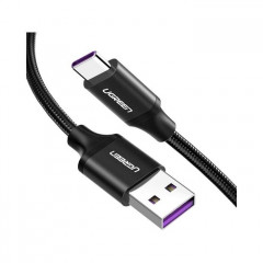 Дата кабель USB 3.0 AM to USB-C 2.0m 3.0A 18W US184 Black Ugreen (20884)
