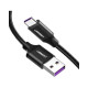 Дата кабель USB 3.0 AM to USB-C 2.0m 3.0A 18W US184 Black Ugreen (20884)