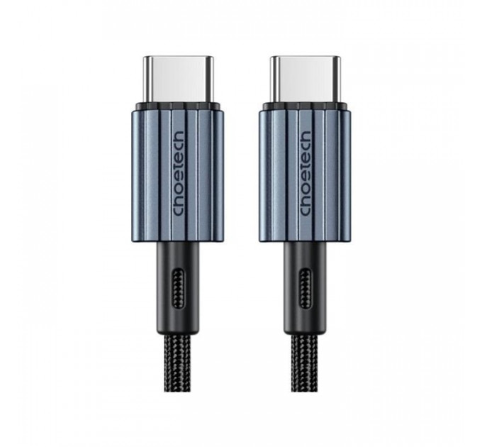 Дата кабель USB-C to USB-C 1.2m USB 2.0 60W Choetech (XCC-1014-BK) Дата кабель USB-C to USB-C 1.2m USB 2.0 60W Choetech (XCC-1014-BK)