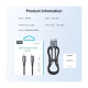 Дата кабель USB-C to USB-C 1.2m USB 2.0 60W Choetech (XCC-1014-BK)