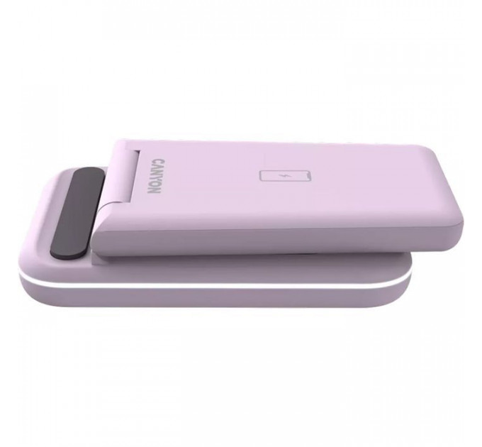 Зарядное устройство для Canyon WS-304 Foldable 3in1 Wireless charger Iced Pink (CNS-WCS304IP)