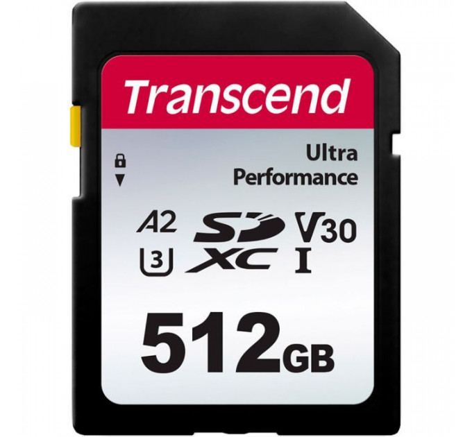 Карта пам/'яті Transcend 512GB SD class 10 UHS-I U3 4K (TS512GSDC340S)