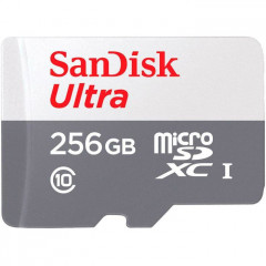 Карта пам/'яті SanDisk 256GB microSDXC class 10 UHS-I Ultra (SDSQUNR-256G-GN3MN)