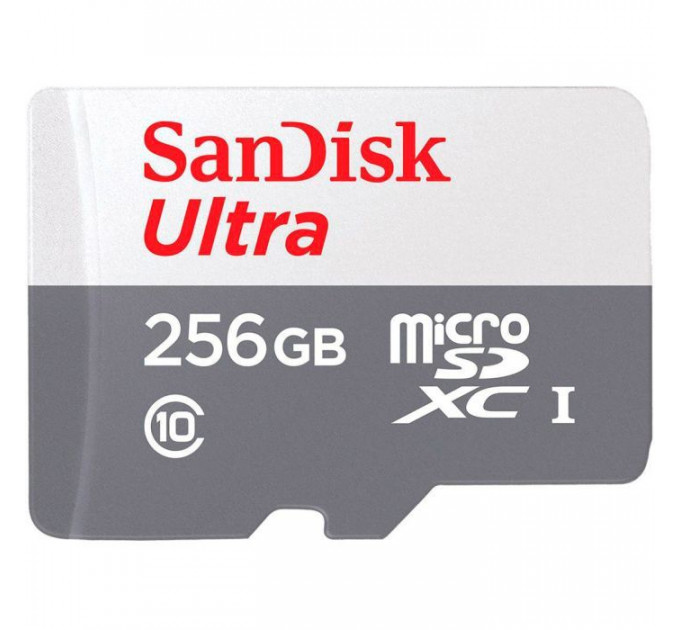 Карта пам/'яті SanDisk 256GB microSDXC class 10 UHS-I Ultra (SDSQUNR-256G-GN3MN)