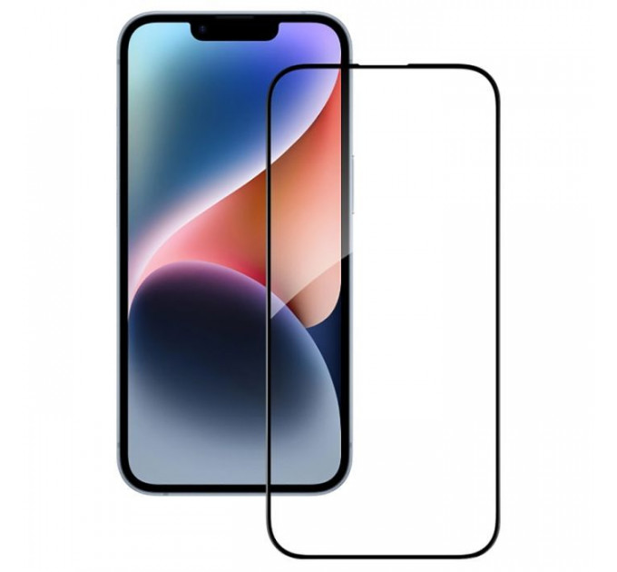 Скло захисне BeCover Apple iPhone 15 Pro Max Black (710594)