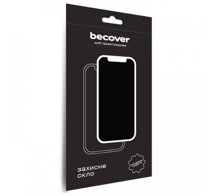 Скло захисне BeCover Apple iPhone 15 Pro Max Black (710594)