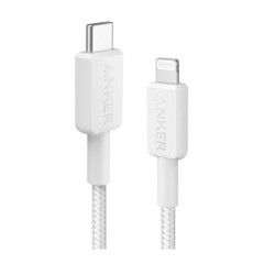 Дата кабель USB 2.0 AM to Lightning 0.9m White Anker (A81B5H21\/A81B5G21)