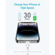 Дата кабель USB 2.0 AM to Lightning 0.9m White Anker (A81B5H21\/A81B5G21)