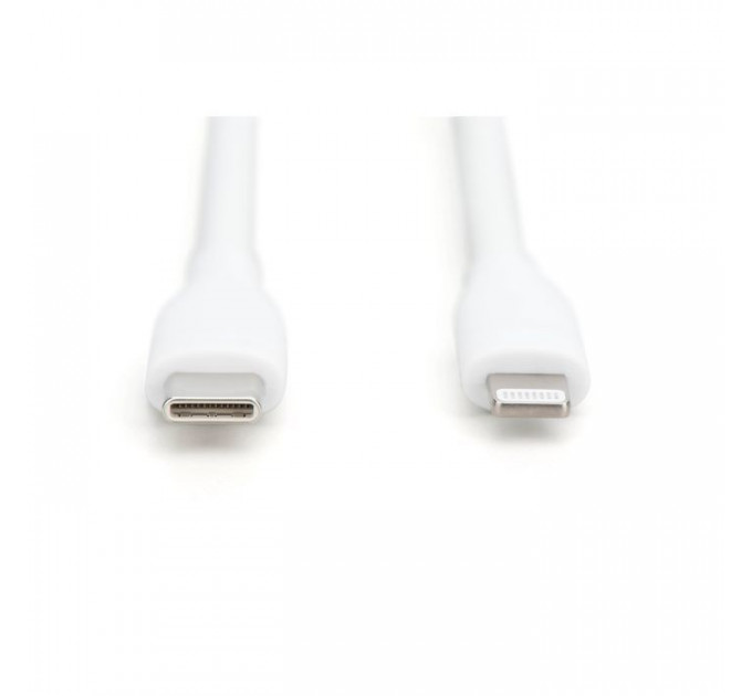 Дата кабель USB-C to Lightning 1.0m USB 2.0 60W silicone white Digitus (AK-600110-010-W)