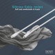 Дата кабель USB-C to Lightning 1.0m USB 2.0 60W silicone white Digitus (AK-600110-010-W)