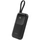 Батарея універсальна Canyon 10000mAh OnPower 101 PD\/22.5W built-in cable Black (CNS-CPB101BK)