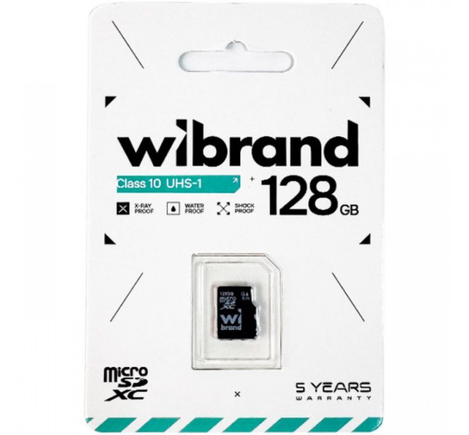 Карта памяти Wibrand 128GB microSD class 10 (WICDHU1\/128GB)