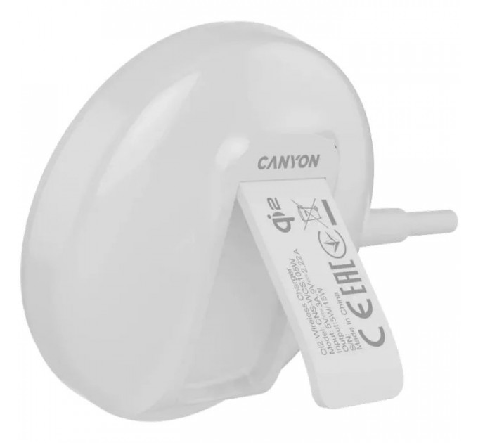 Зарядное устройство Canyon Wireless Charger WS-105 15W Qi2 White (CNS-WCS105W)