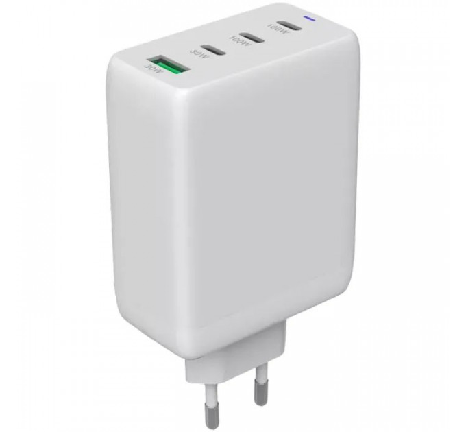 Зарядний пристрій Canyon CU100ACC GaN 100W 3xPD 1xQC EU White (CNS-CUW100ACC)