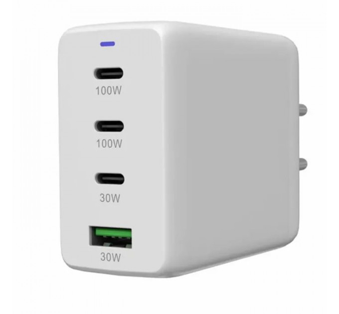 Зарядний пристрій Canyon CU100ACC GaN 100W 3xPD 1xQC EU White (CNS-CUW100ACC)