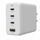 Зарядний пристрій Canyon CU100ACC GaN 100W 3xPD 1xQC EU White (CNS-CUW100ACC)