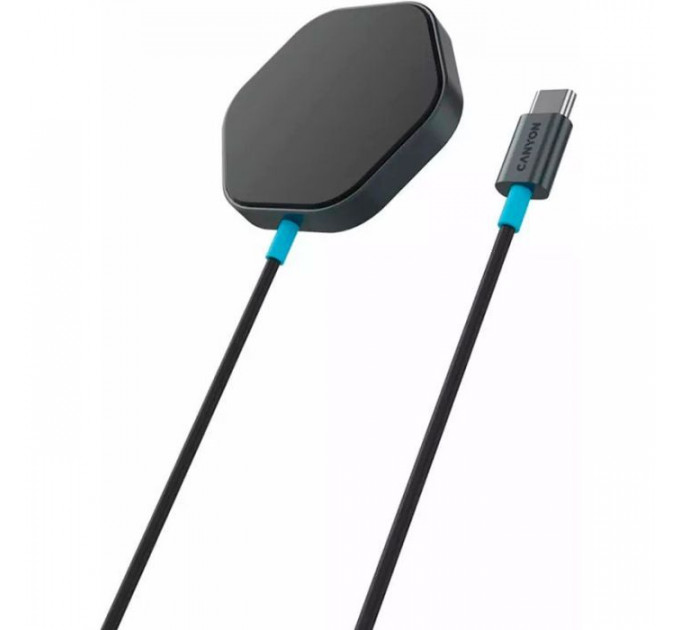 Зарядное устройство для Canyon wireless charger HEXAGON 110 Dark Grey Blue (CNS-WCS110)