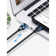 Дата кабель USB 2.0 AM to USB-C 0.5m 3.0A (18W) Nickel Plating US287 Black Ugreen (60115)