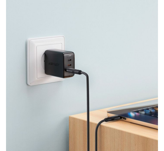 Дата кабель USB 2.0 AM to USB-C 1.2m 3.0A Acefast (6974316282693)