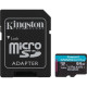 Карта пам/'яті Kingston 64GB microSDXC сlass 10 UHS-I U3 V30 A2 Canvas Go Plus G4 (SDCG4\/64GB)