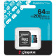 Карта памяти Kingston 64GB microSDXC сlass 10 UHS-I U3 V30 A2 Canvas Go Plus G4 (SDCG4\/64GB)